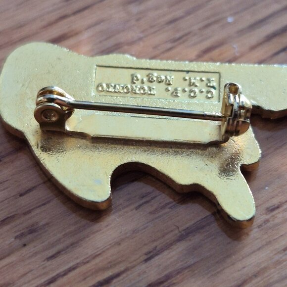 Buddy Holly Story Metal Pin Lapel Pin Gold - Picture 9 of 10